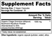 Supplement Facts panel — Funglia OBSIDIAN